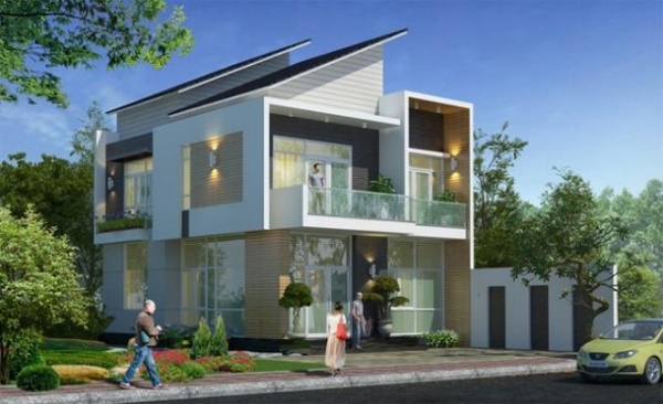 Mái dốc 1 phía