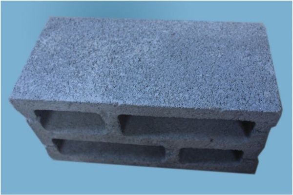 Một viên gạch block điển hình có hình dáng như trên.