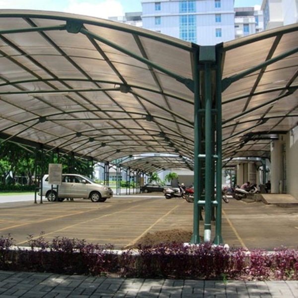 Ưu điểm của mái tôn vòm nhà xe
