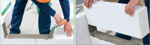 Vữa xây gạch bê tông khí chưng áp