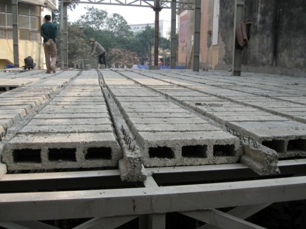 Cấu trúc Sàn Bê tông Siêu Nhẹ.