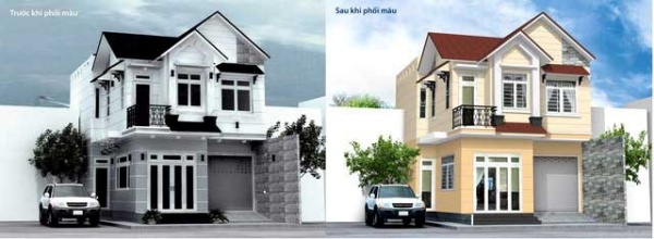 Các chủ nhà không nên giao toàn bộ việc chọn màu sơn nhà cho đơn vị thầu