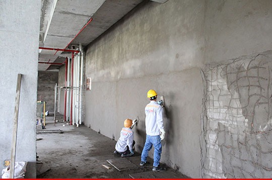 Hướng dẫn quy trình trát lại tường nhà