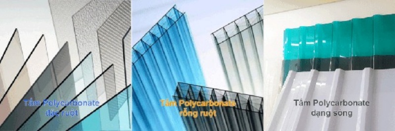 Tấm lợp poly lấy sáng thông minh.